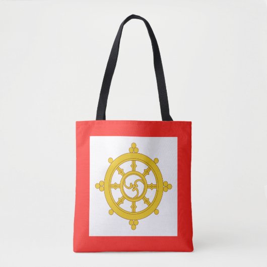 Koninkrijk van Sikkim Vlag Tote Bag (Voorkant)