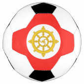 Koninkrijk van Sikkim Vlag Voetbal (Voorkant)