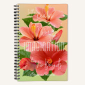 Koninkrijk van Woord Verbeelding Inspiratie Bloemi Notitieboek (Voorkant)