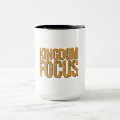 Koninkrijks Mentaliteit Geloof Focus Discipline On Mok (Midden)