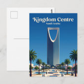 Koninkrijkscentrum Saoedi-Arabië Briefkaart (Voorkant / Achterkant)