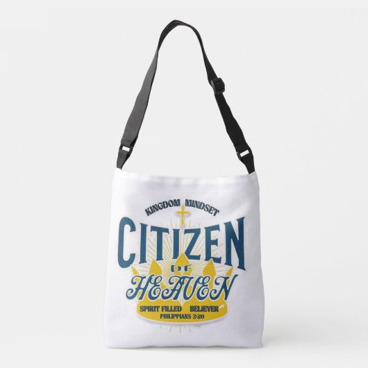 Koninkrijksmentaliteit Crossbody Tas (Achterkant)