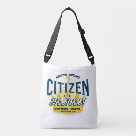 Koninkrijksmentaliteit Crossbody Tas (Voorkant)