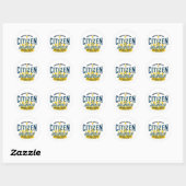 Koninkrijksmentaliteit Ronde Sticker (Vel)