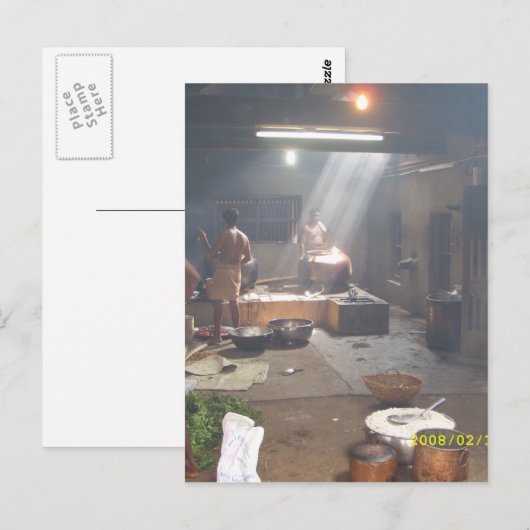 Konkani-koken Briefkaart (Voorkant / Achterkant)