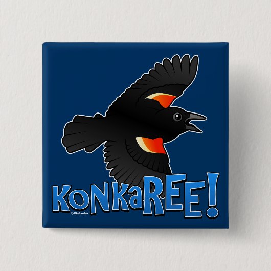 KonkaREE! Vierkante Button 5,1 Cm (Voorkant)