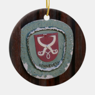 Konnevesi Bord ornament, pas aan Keramisch Ornament