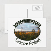 Konnevesi briefkaart (Voorkant / Achterkant)
