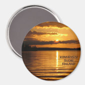 Konnevesi Sunset magnet (Voorkant / Achterkant)