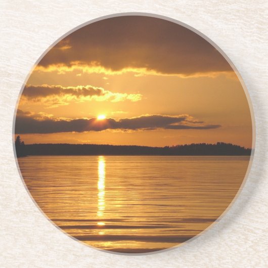 Konnevesi Sunset onderzetter (Voorkant)