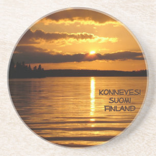 Konnevesi Sunset onderzetter