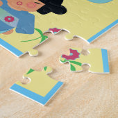 Konnichiwa Japans poppendoekje Legpuzzel (Zijkant)