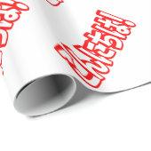 Konnichiwa. Japanse Hallo! こ に は Nihongo ん Cadeaupapier (Rol Hoek)