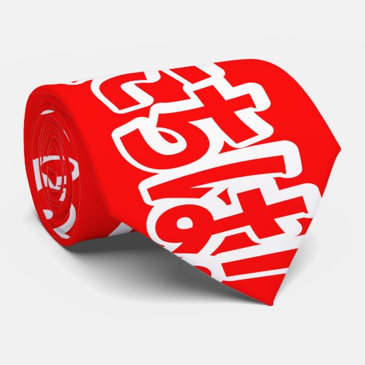 Konnichiwa. Japanse Hallo! こ に は Nihongo ん Stropdas (Opgerold)