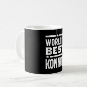 Konnor Personalized Name Birthday Koffiemok (Voorkant links)