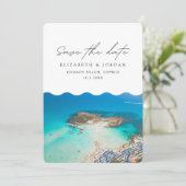 Konnos Beach Cyprus Trouwdatum reserveren Kaart (Staand voorkant)