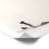 Kōno Bairei Crow Poster (Hoek)