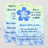 Kono Hibiscus Tropische uitvindingen Kaart (Voorkant / Achterkant)