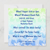 Kono Hibiscus Tropische uitvindingen Kaart (Achterkant)