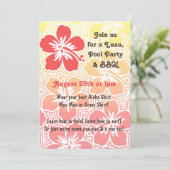 Kono Hibiscus Tropische uitvindingen Kaart (Staand voorkant)