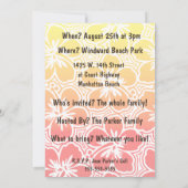 Kono Hibiscus Tropische uitvindingen Kaart (Achterkant)