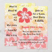 Kono Hibiscus Tropische uitvindingen Kaart (Voorkant / Achterkant)