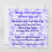 Kono Hibiscus Tropische uitvindingen Kaart (Achterkant)