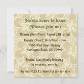 Kono Hibiscus Tropische uitvindingen Kaart (Achterkant)