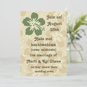 Kono Hibiscus Tropische uitvindingen Kaart (Staand voorkant)