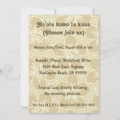 Kono Hibiscus Tropische uitvindingen Kaart (Achterkant)