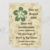 Kono Hibiscus Tropische uitvindingen Kaart (Voorkant / Achterkant)