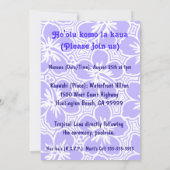 Kono Hibiscus Tropische uitvindingen Kaart (Achterkant)