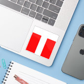 Konolfingen district flag, Switzerland Sticker (Laptop met iPhone)