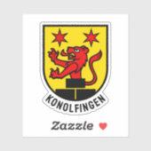 Konolfingen wapen, Zwitserland Sticker (Vel)