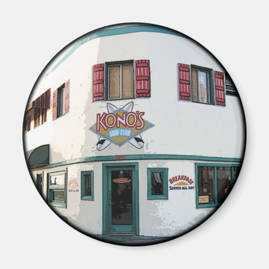 Kono's Cafe Pacific Beach magneet (Voorkant)