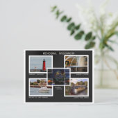 KONOSHA. WISCONSIN BRIEFKAART (Staand voorkant)