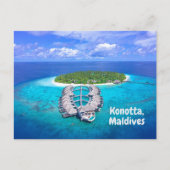 Konotta, Malediven Mooi Resort op het eiland Briefkaart (Voorkant)