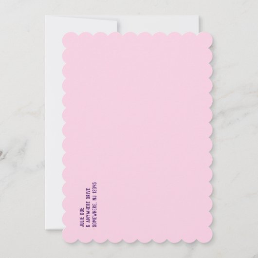 Konpeito First Birthday Kaart (Achterkant)