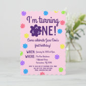 Konpeito First Birthday Kaart (Staand voorkant)