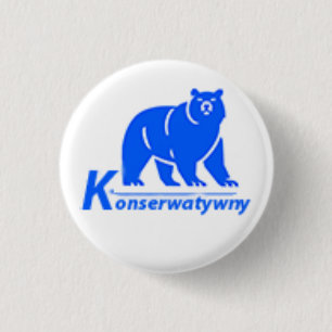 Konserwatywny Party Logo Ronde Button 3,2 Cm