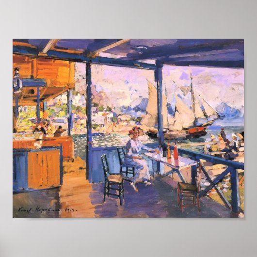 Konstantin Korovin-Pier in Gurzuf Poster (Voorkant)