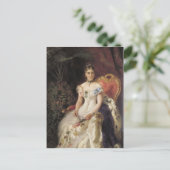 Konstantin Makovsky - Portret van Maria van de gra Briefkaart (Staand voorkant)
