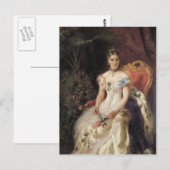 Konstantin Makovsky - Portret van Maria van de gra Briefkaart (Voorkant / Achterkant)