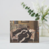 Konstantin Somov - Een slapende vrouw Briefkaart (Staand voorkant)