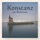 Konstanz Duitsland Glazen Onderzetter (Voorkant)