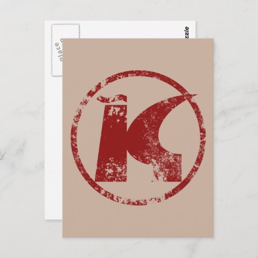 Konsum Briefkaart (Voorkant / Achterkant)