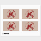 Konsum Rechthoekige Sticker (Vel)