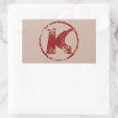 Konsum Rechthoekige Sticker (Tas)