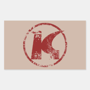 Konsum Rechthoekige Sticker