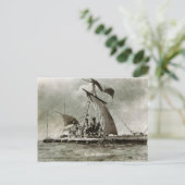 Kontiki Expedition, Thor Heyerdahl, 1947 Briefkaart (Staand voorkant)